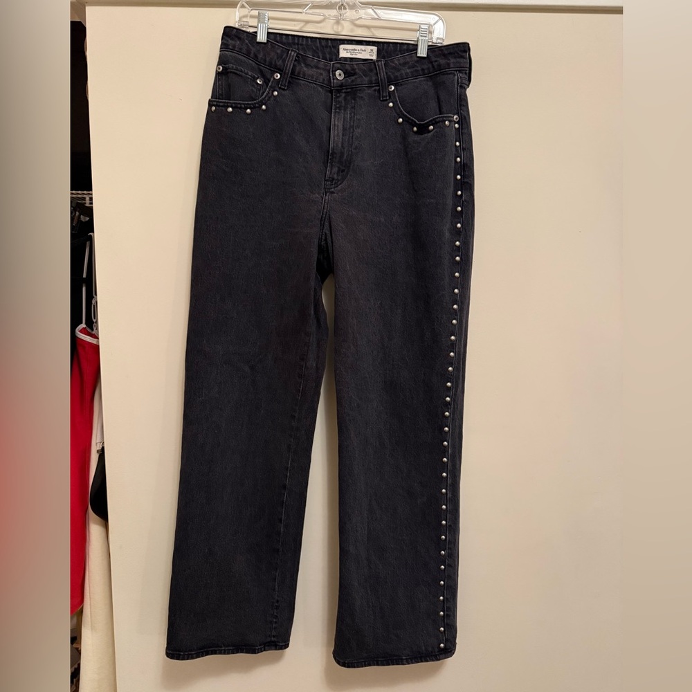 Abercrombie & Fitch 90s Relaxed High Rise Jean - Curve Love